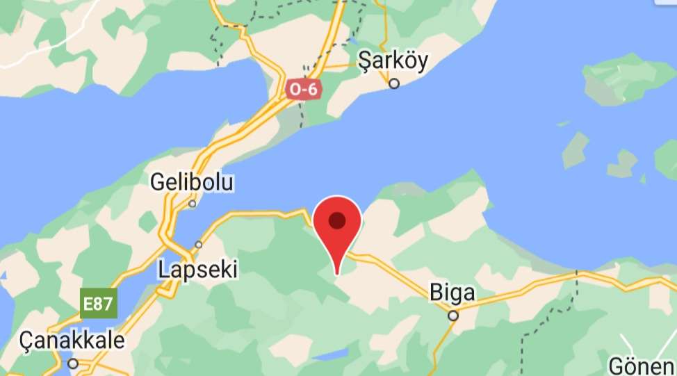 Çanakkale’de 4,6 büyüklüğünde deprem