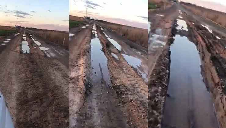 Şanlıurfa’da Büyükşehir’in yaptığı asfalt yol 6 ayda kullanılamaz hale geldi!