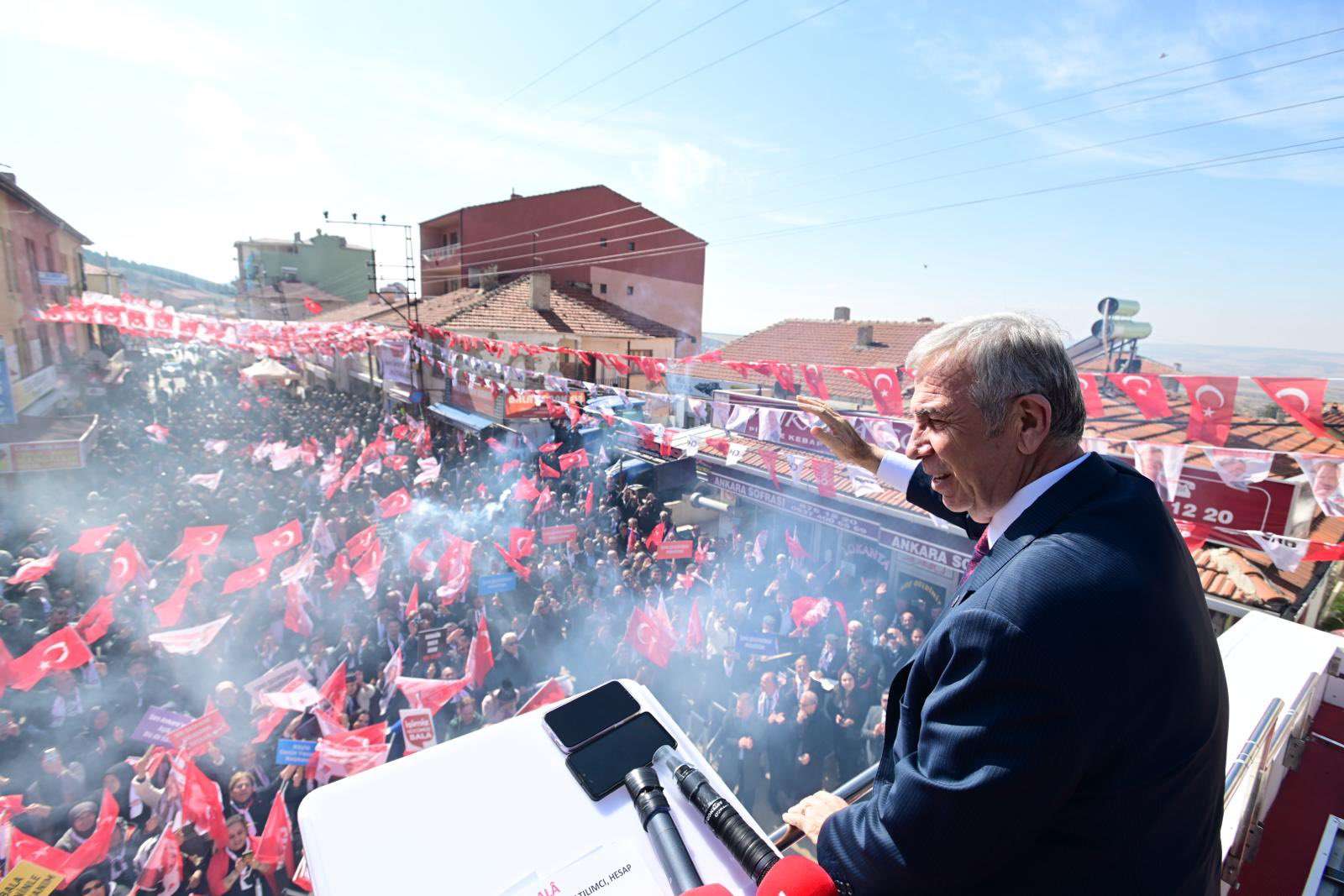 Mansur Yavaş: “Seçildikten sonra her yere eşit hizmet götürdük”
