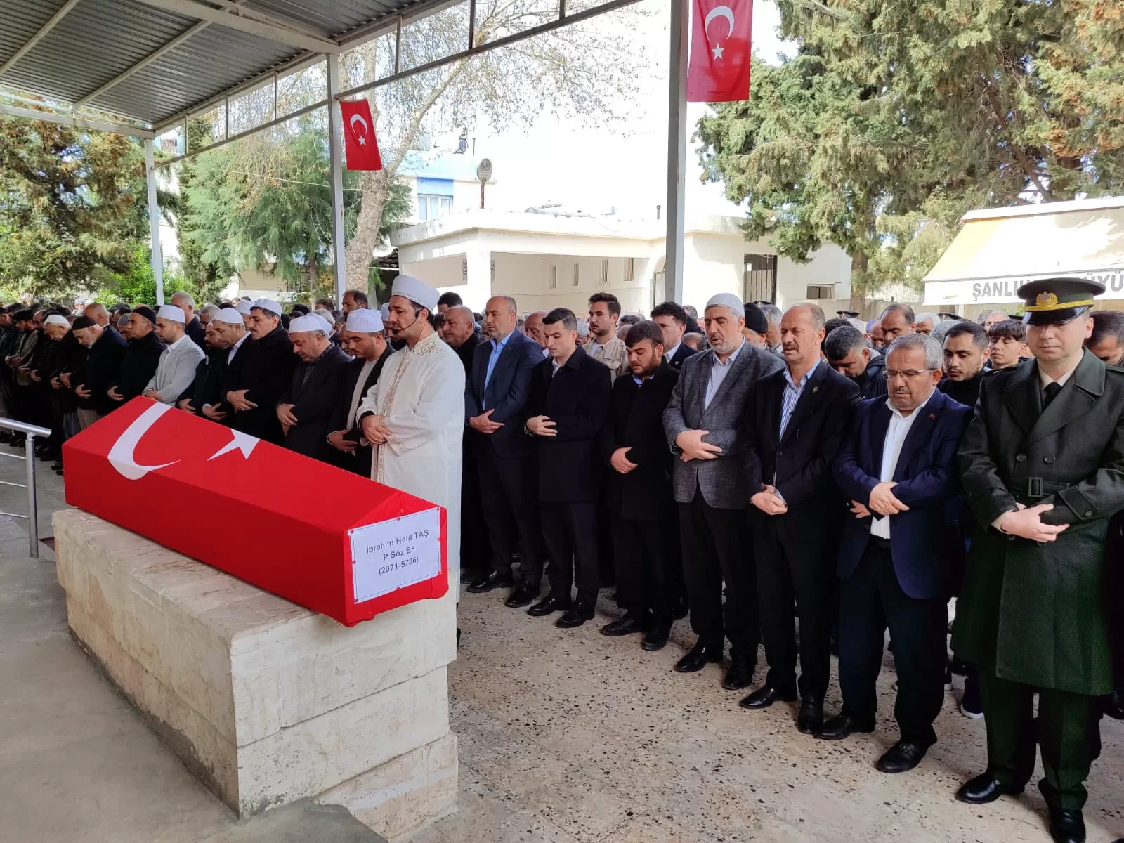 Şehit Er İbrahim Halil Taş Bozova’da son yolculuğuna uğurlandı