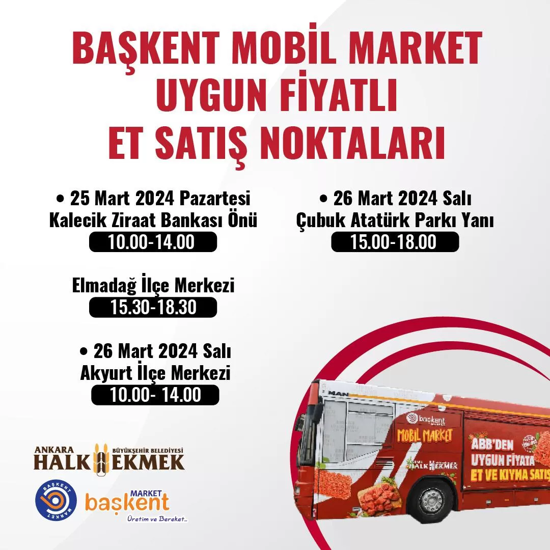 Ankara’da uygun fiyatlı et satışına yoğun ilgi