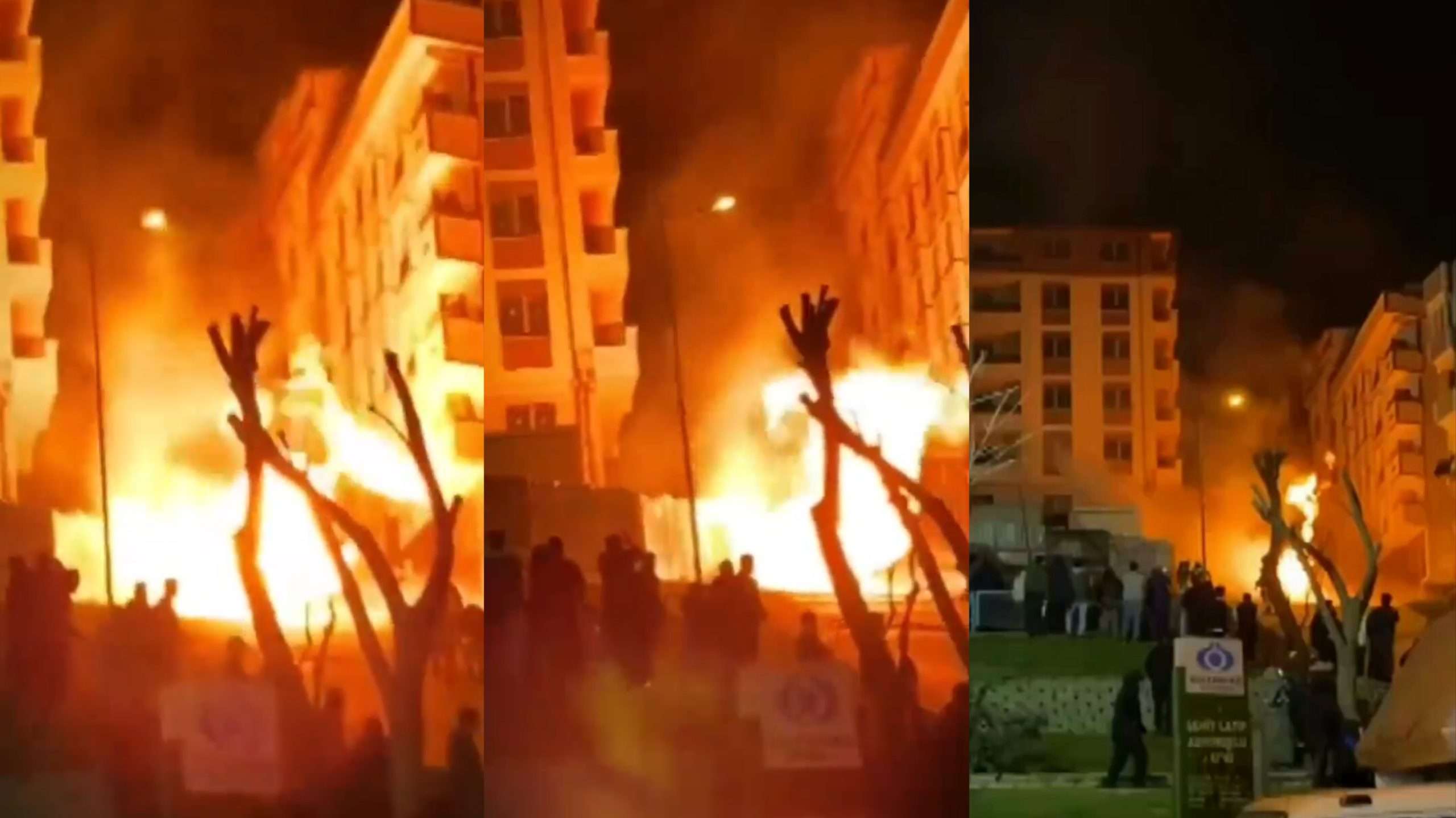 Sultangazi’de Doğalgaz hattı patladı!