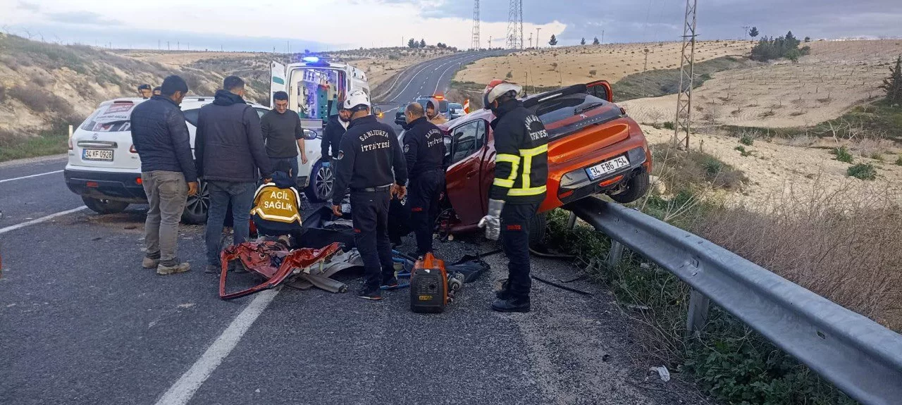 Şanlıurfa’da feci kaza! 1 ölü, 2 yaralı