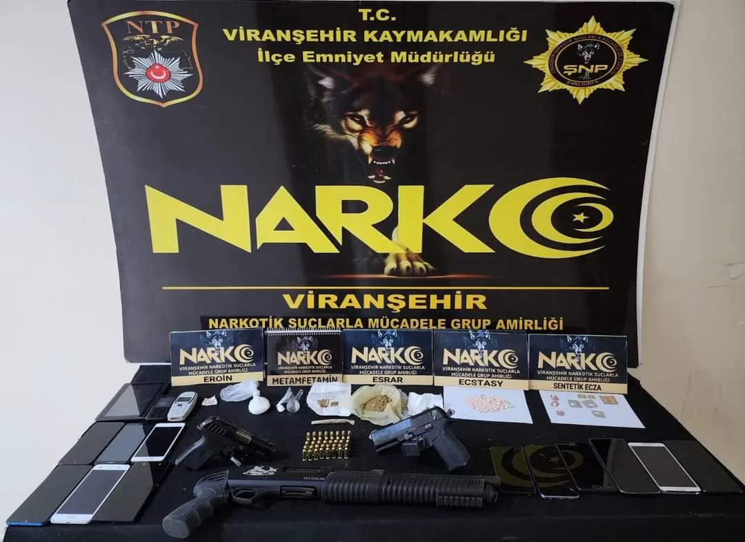 Şanlıurfa’da uyuşturucu operasyonunda 7 gözaltı!