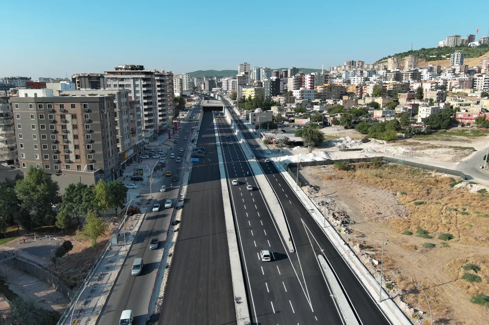 Balıkayağı Bulvarında tek yön trafiğe açıldı