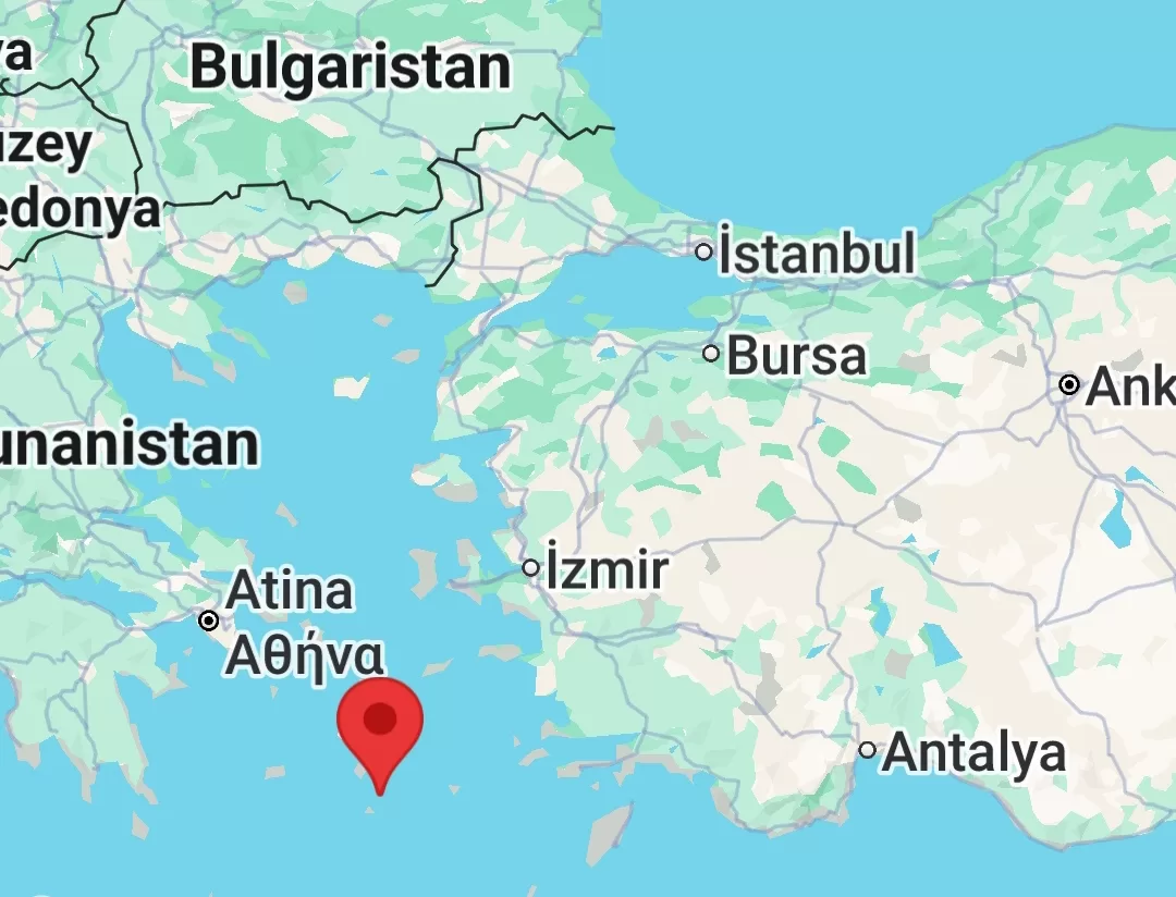 Ege Denizi’nde 4.4 Büyüklüğünde Deprem