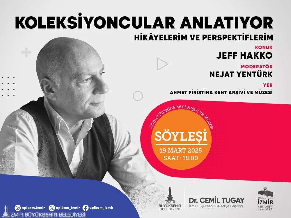 İzmir’de koleksiyon tutkunları buluşuyor: Jeff Hakko APİKAM’a konuk olacak