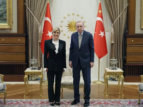 Cumhurbaşkanı Erdoğan, eski Hırvatistan Cumhurbaşkanı Kitaroviç‘i kabul etti
