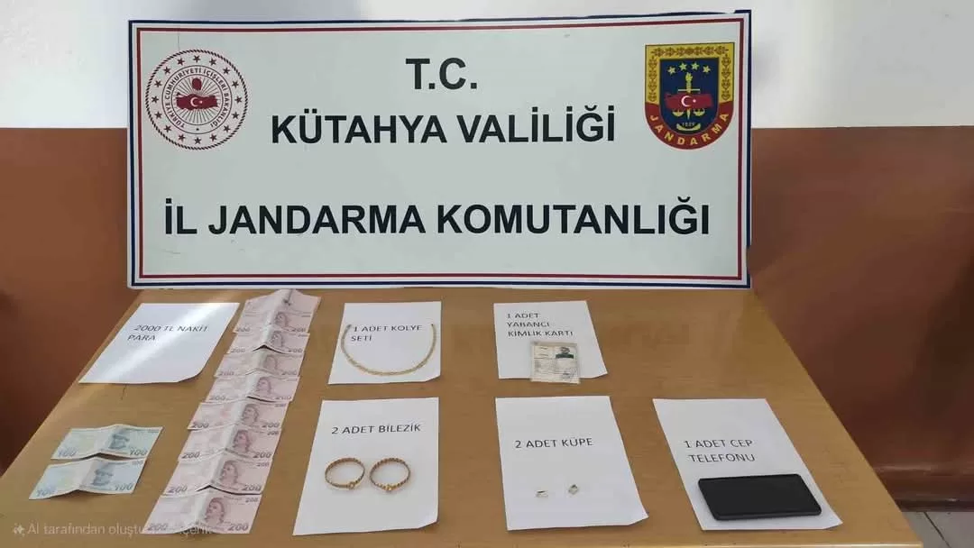 Kütahya’da jandarma kılığına giren dolandırıcı yakalandı: 400 Bin TL’lik vurgun son buldu