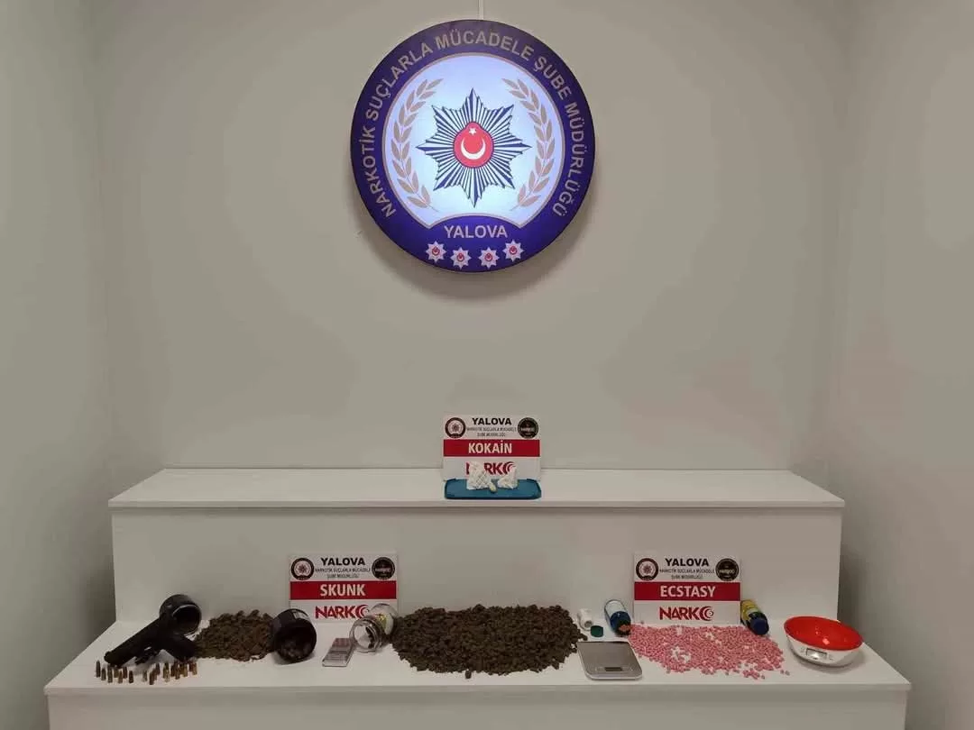 Yalova’da narkotik operasyonu: 5 tutuklama