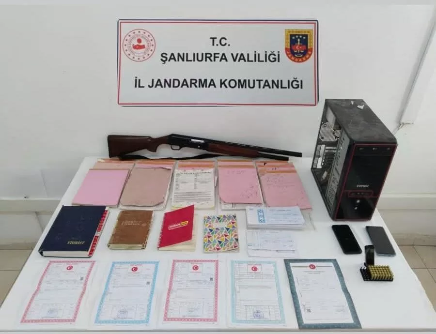 Şanlıurfa’da tefecilik operasyonu: Çok sayıda senet ve belge ele geçirildi, 3 gözaltı