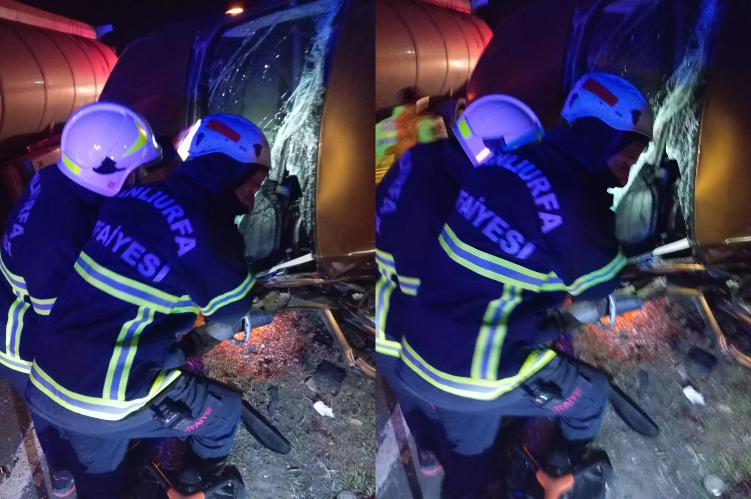 Şanlıurfa Mardin karayolunda feci kaza: 1 ölü, 1 yaralı