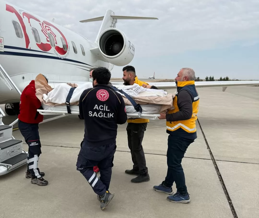 Sağlık Bakanlığı devrede: Şanlıurfa’daki hasta için ambulans uçak kaldırdı