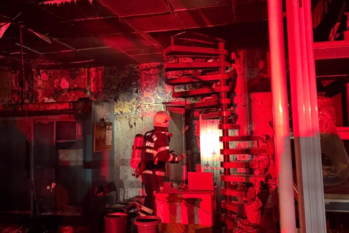 Şanlıurfa’da iş yeri yangını: Can kaybı yok, Maddi hasar var