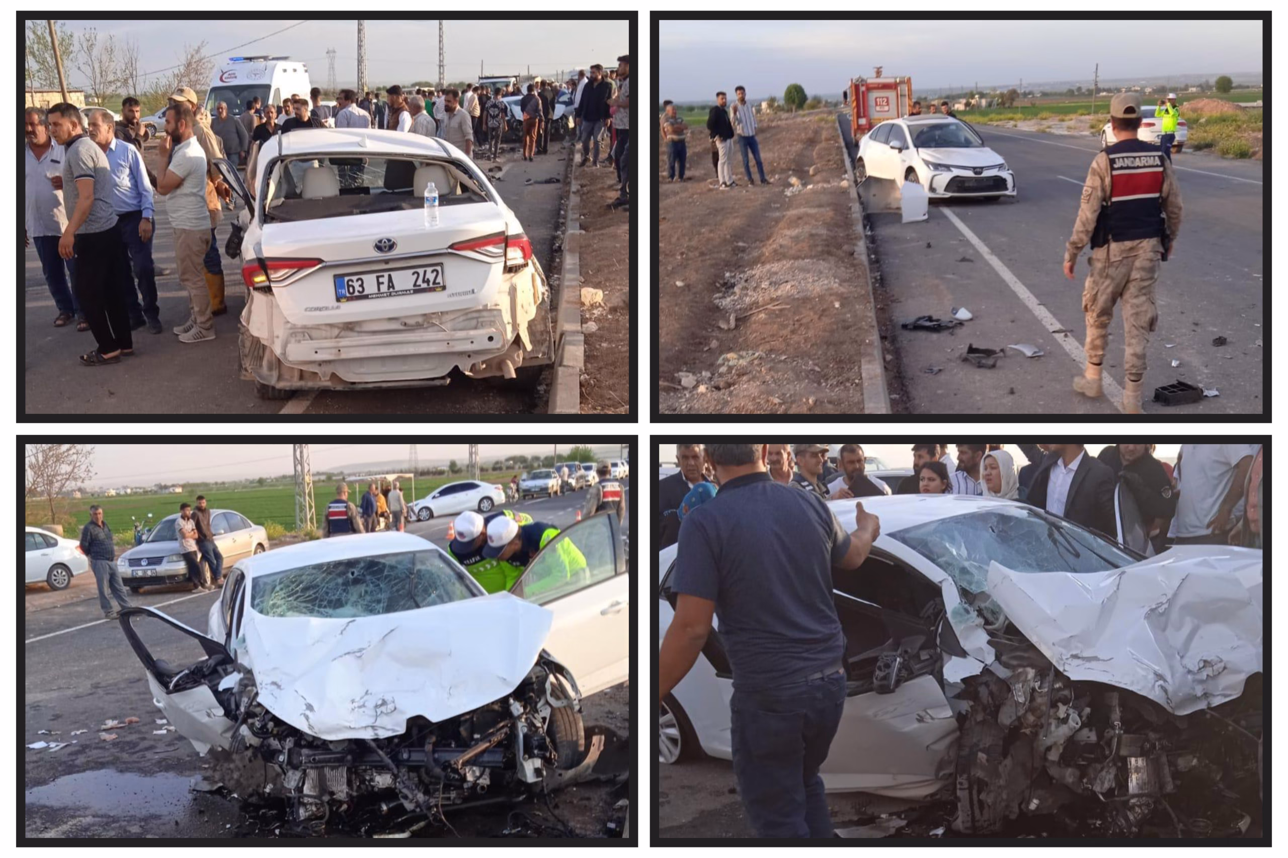 Şanlıurfa-Suruç karayolunda kaza: 6 kişi yaralandı