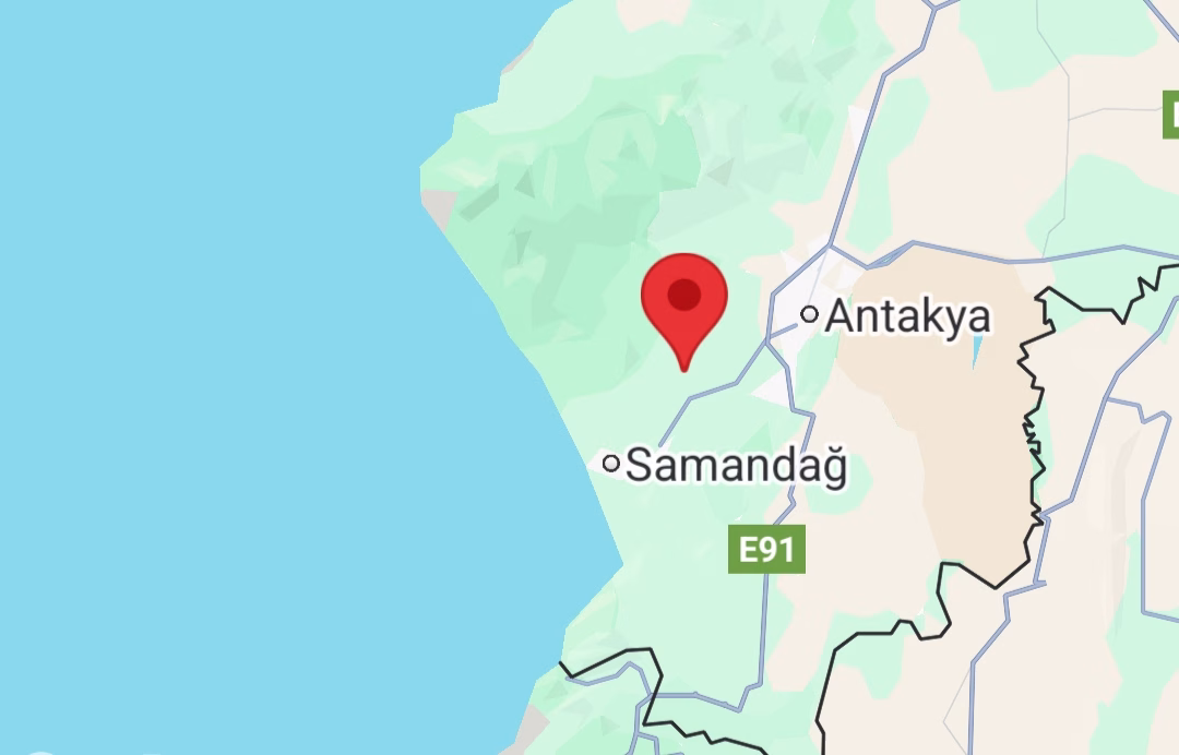 Hatay Samandağ yakınlarında 3.2 büyüklüğünde deprem