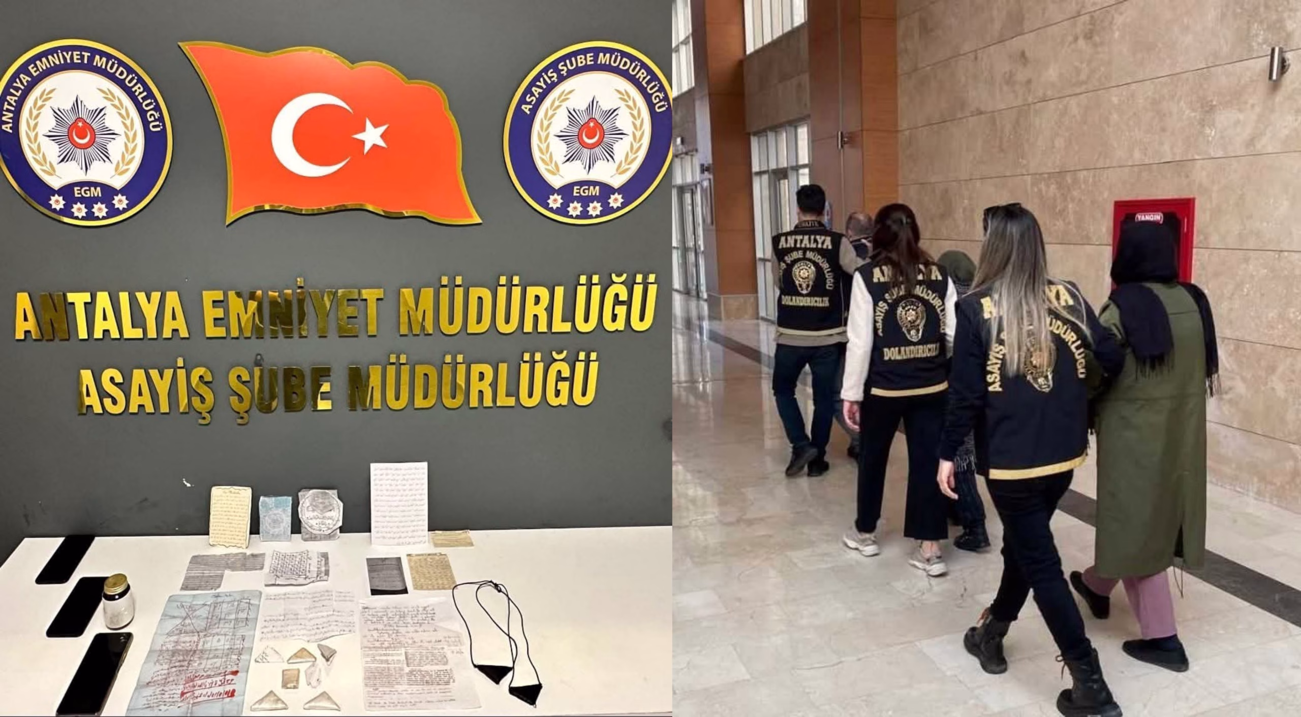 Antalya’da kendilerini “Hoca” Olarak tanıtan dolandırıcılara operasyon: Cinsel saldırı ve 865 bin TL vurgun iddiası