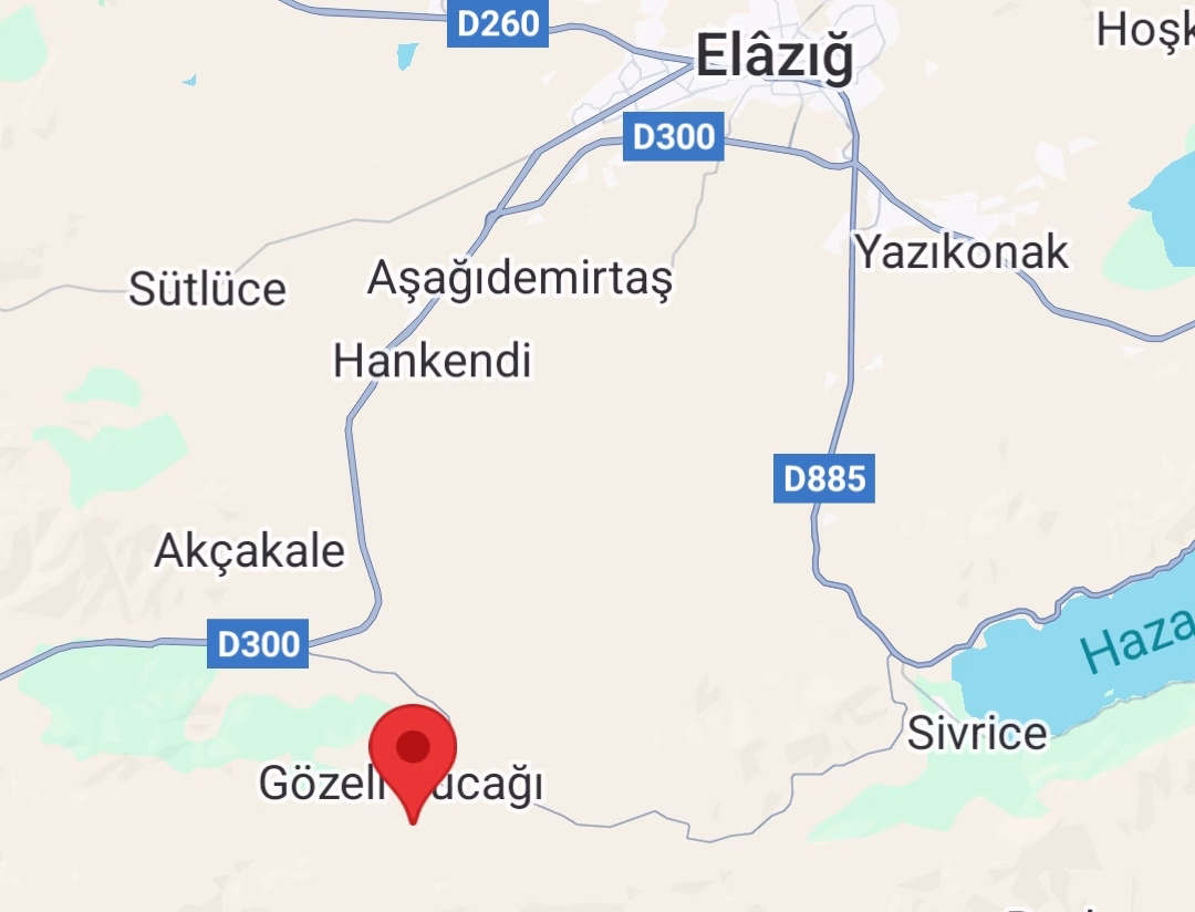 Elazığ’da 3.5 büyüklüğünde deprem