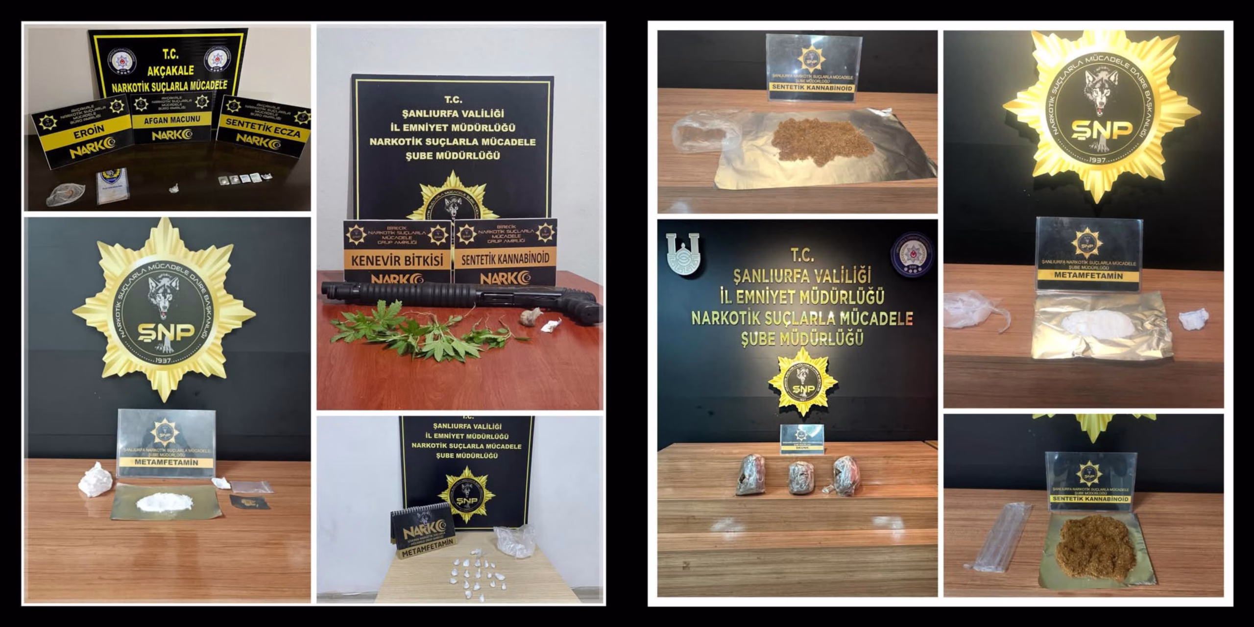 Şanlıurfa’da narkotik operasyonlarında 12 kişi tutuklandı