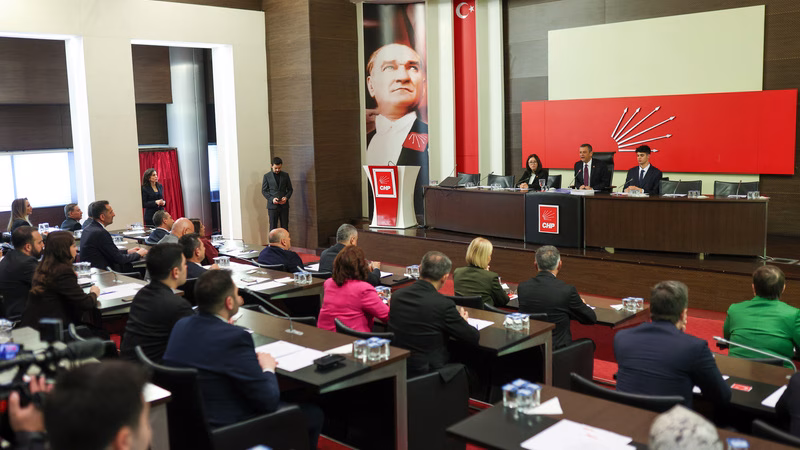 CHP Parti Meclisi Genel Başkan Özgür Özel başkanlığında toplandı
