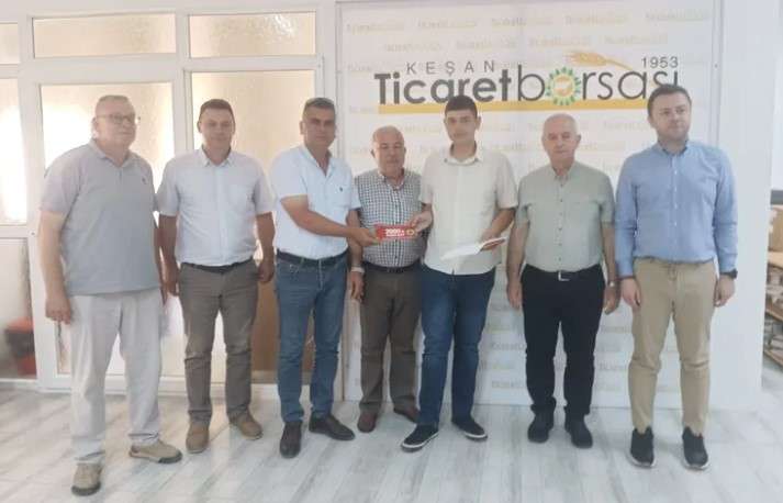 Keşan’da yılın ilk Buğday hasadı piyasaya çıktı