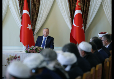 Cumhurbaşkanı Erdoğan, Dünya Müslüman Âlimler Birliği heyetini kabul etti