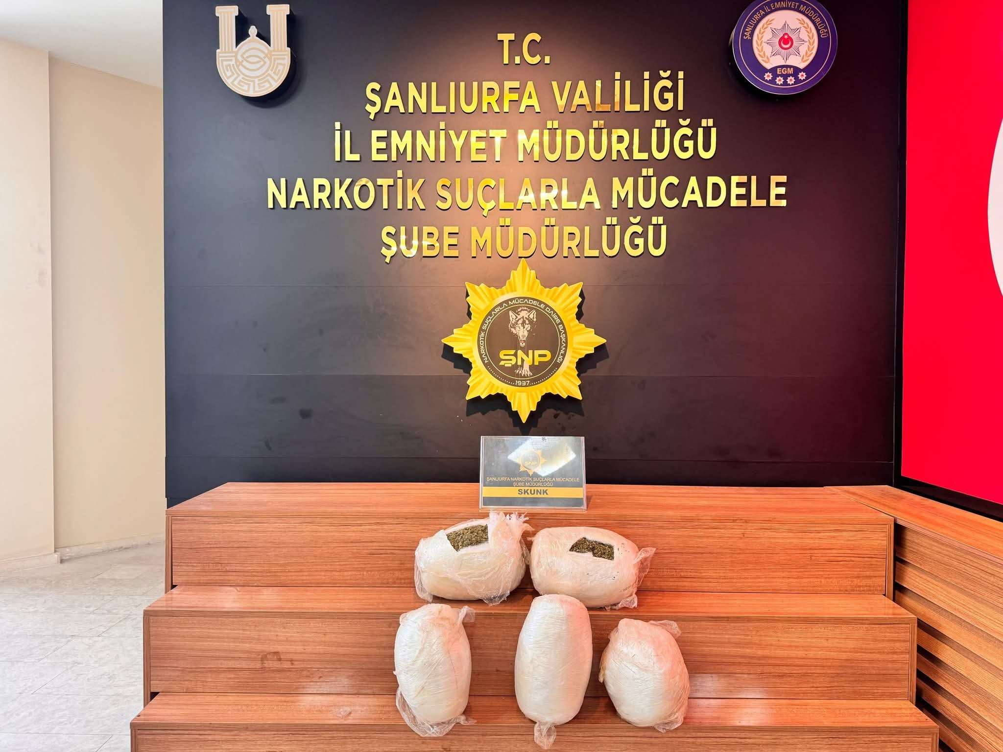 Şanlıurfa’da uyuşturucu operasyonu: 7,5 kilo sentetik uyuşturucu ele geçirildi, 1 kişi tutuklandı