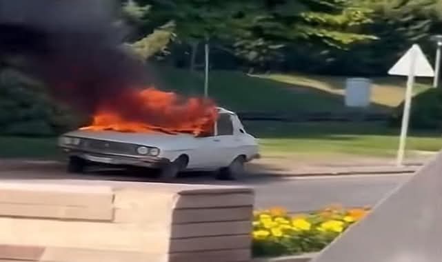 Meclis Önünde “Beyaz Toros” provokasyonu: Kritik komisyon toplantısı öncesi araç ateşe verildi