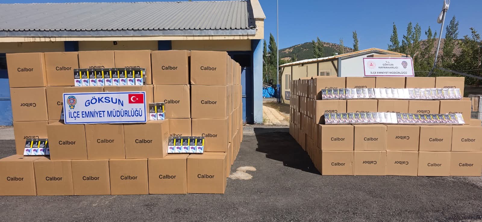 Kahramanmaraş’ta 6 milyon adet boş sigara makaronu ele geçirildi!