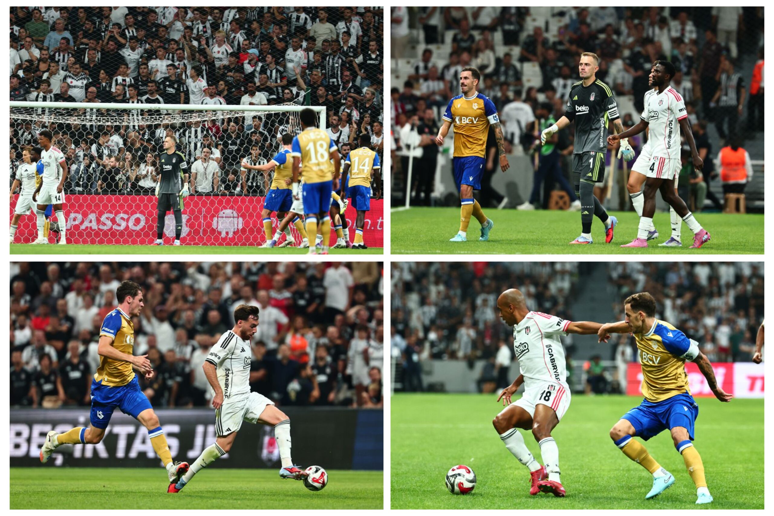 Beşiktaş’ın Avrupa macerası sona erdi: 10 kişi kalan Beşiktaş, Lausanne’a 1-0 mağlup oldu