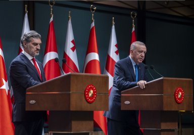 Cumhurbaşkanı Erdoğan, Gürcistan Cumhurbaşkanı Kavelashvili ile ortak basın toplantısında konuştu