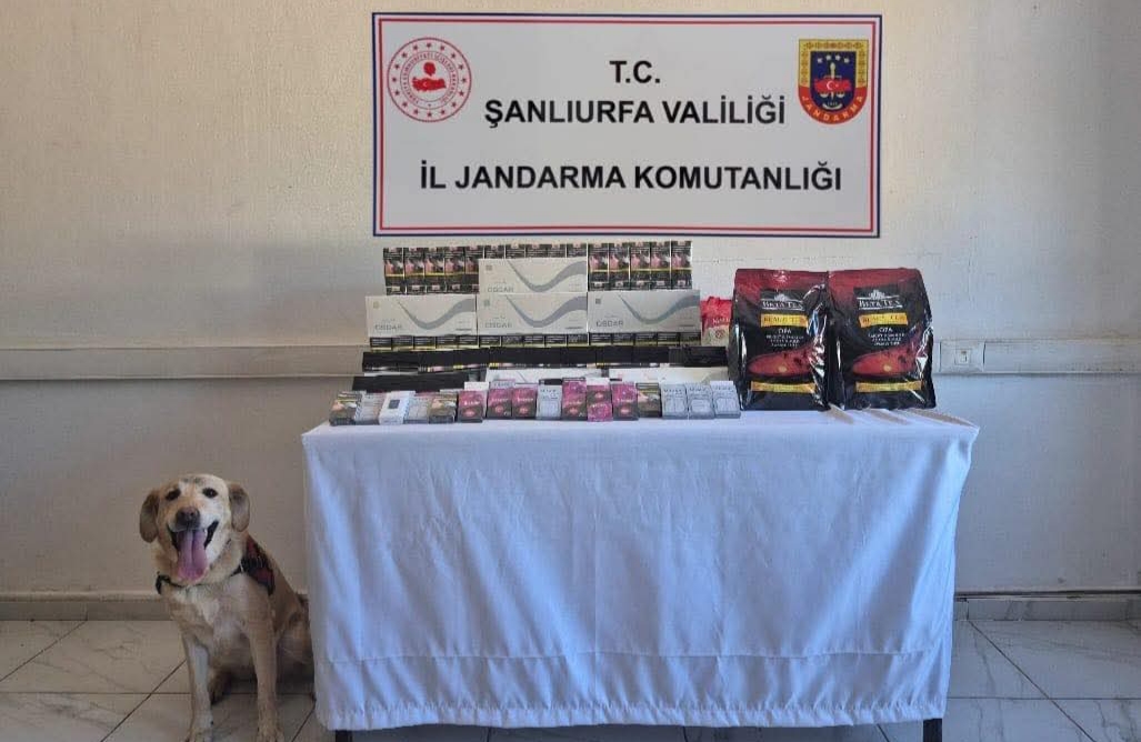Şanlıurfa’da binlerce sigara ve litrelerce alkol ele geçirildi
