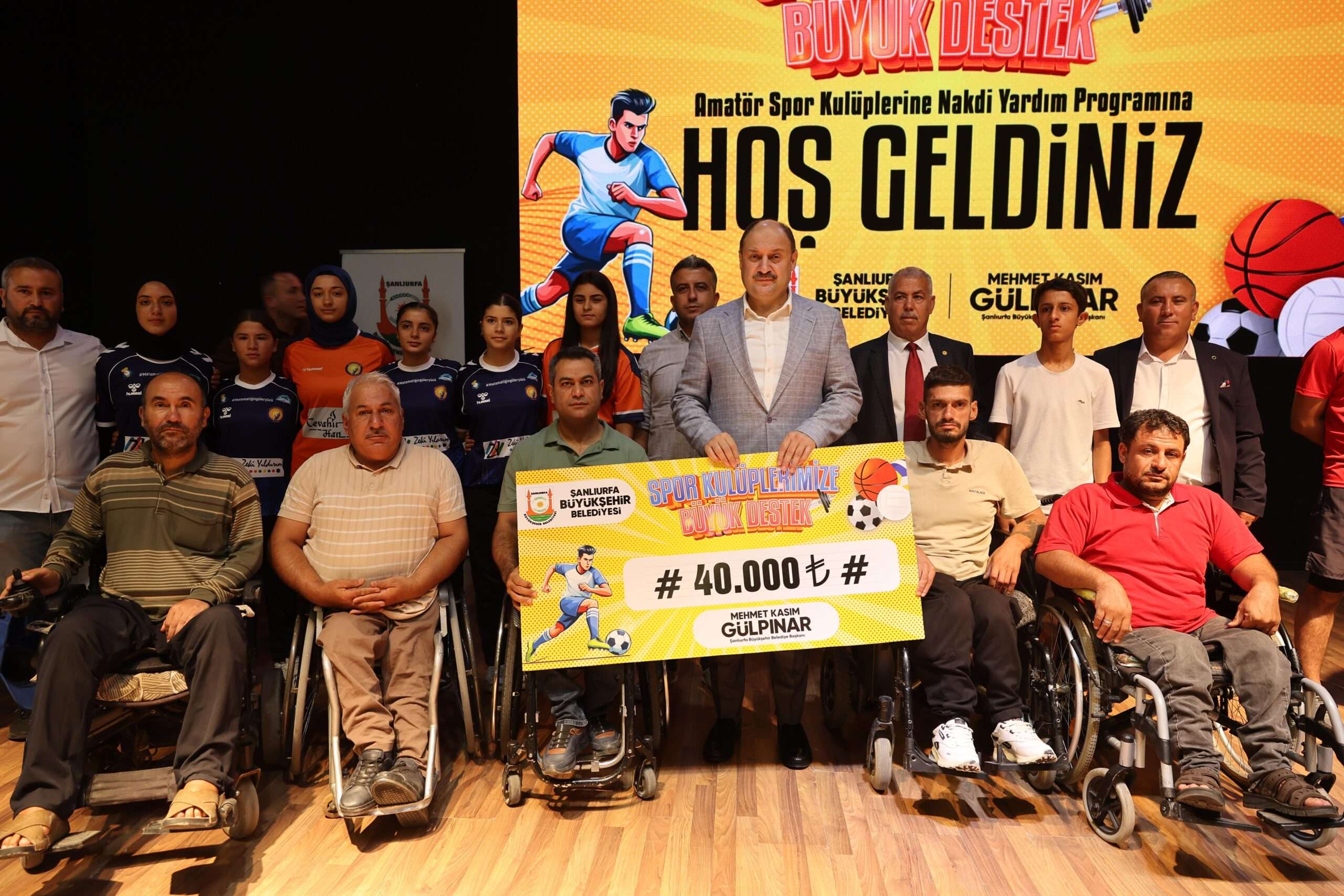 Şanlıurfa Belediyesi’nden amatör spora dev destek: 105 kulübe 6 milyon TL nakdi yardım