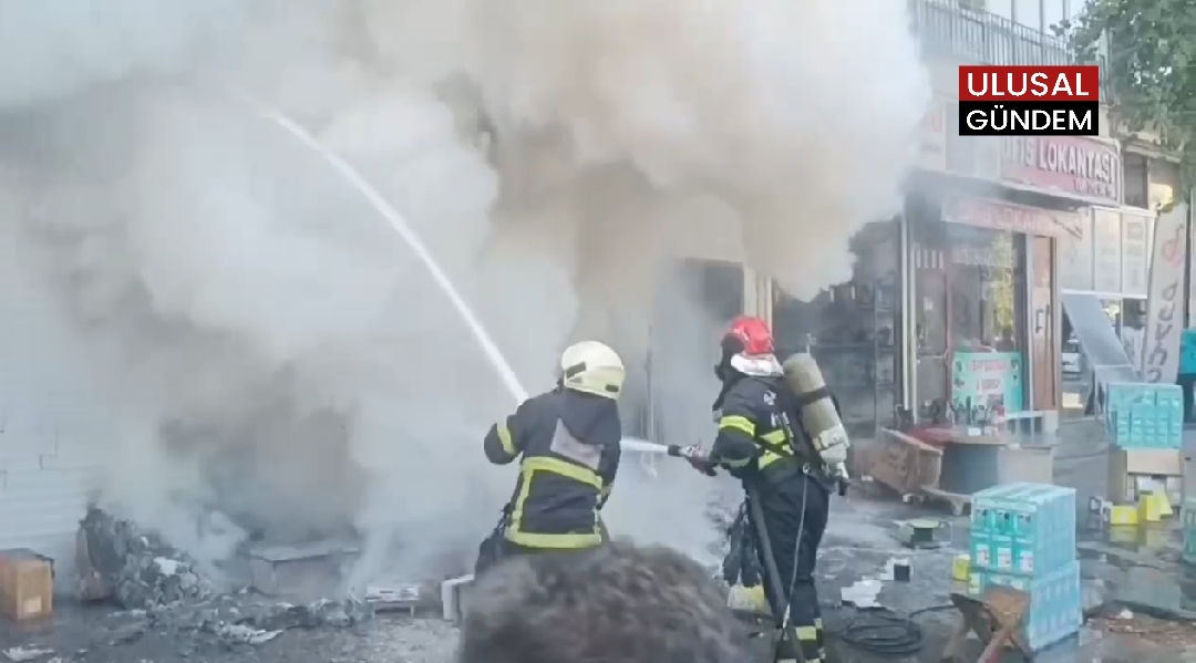 Şanlıurfa’da iş yerinde korkutan yangın