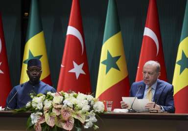 Cumhurbaşkanı Erdoğan, Senegal Başbakanı Sonko ile ortak basın toplantısında konuştu