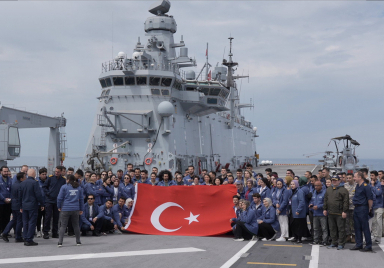 Cumhurbaşkanı Erdoğan’dan TCG Anadolu mesajı: “Ordumuz bölgesinin huzurunu koruyacak kudrettedir”