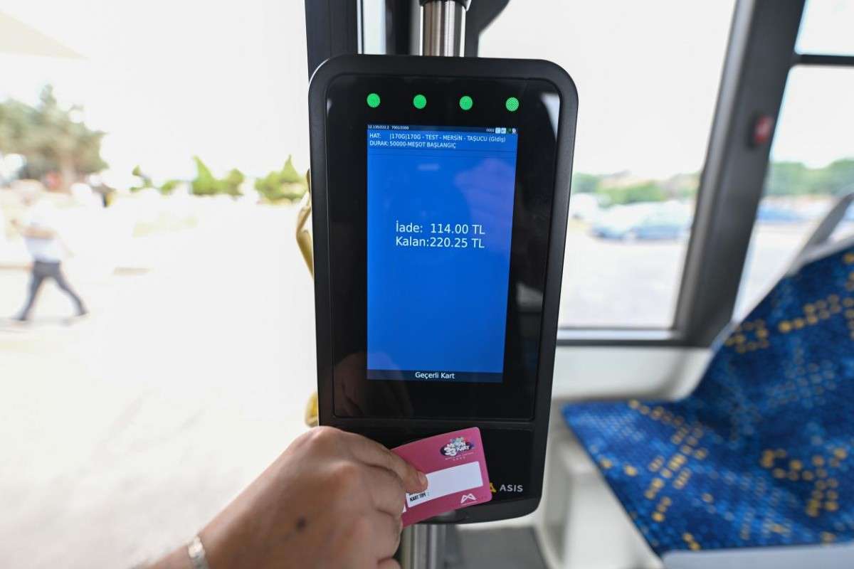 Mersin’de toplu taşımada “Gittiğin Kadar Öde” dönemi başladı
