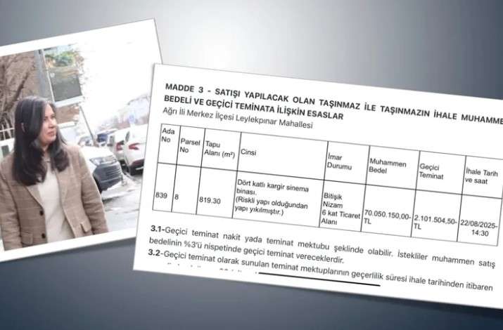 Ağrı Belediyesi’nin arsa satışı halkın tepkisini topladı: Kültürel değerler tehlikede!