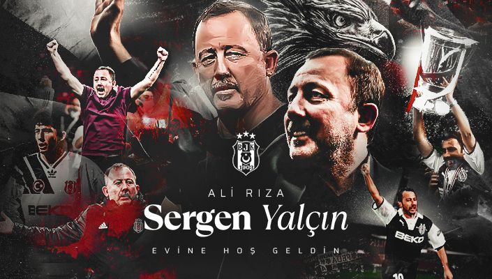 Beşiktaş’ta ikinci Sergen Yalçın dönemi resmen başladı
