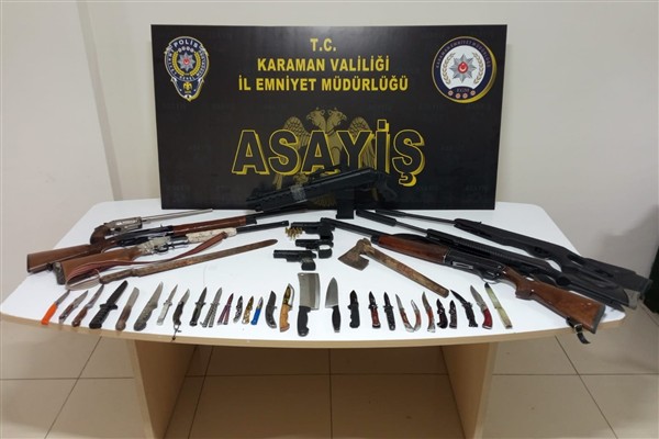 Karaman’da çeşitli suçlardan aranan 9 şahıs yakalandı