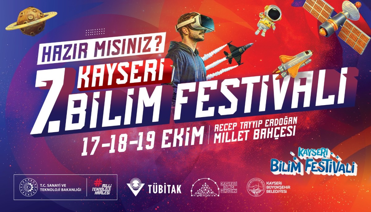 Kayseri bilim festivali başlıyor