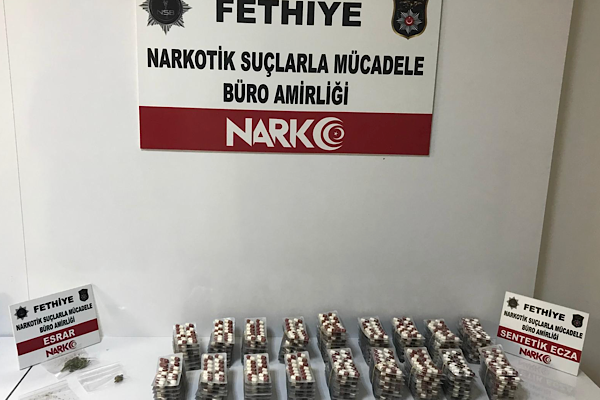 Fethiye’de uyuşturucu operasyonu