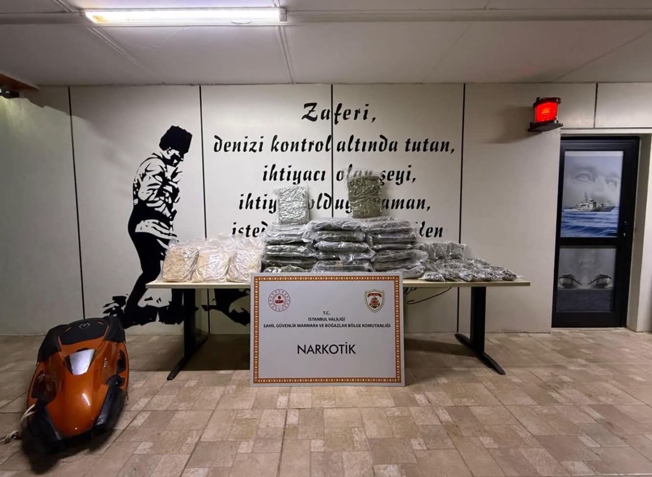 Sahil Güvenlik’ten Kırklareli kıyılarında uyuşturucu operasyonu