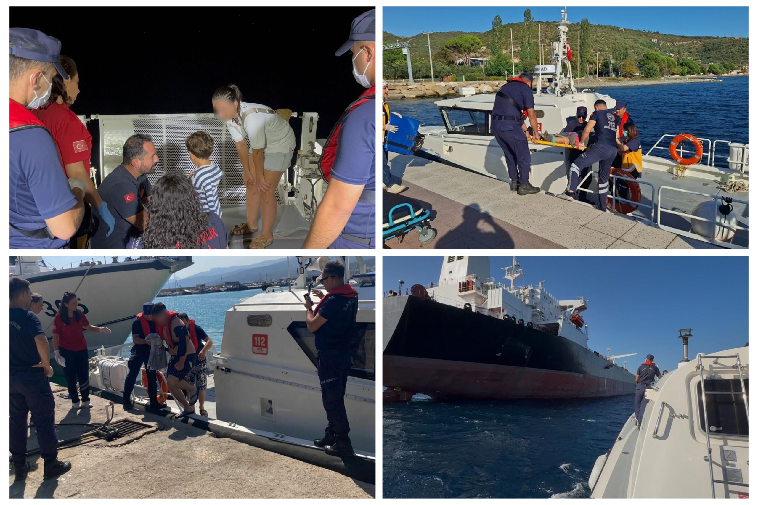 Denizlerde sağlık sorunu yaşayan 5 kişi kurtarıldı