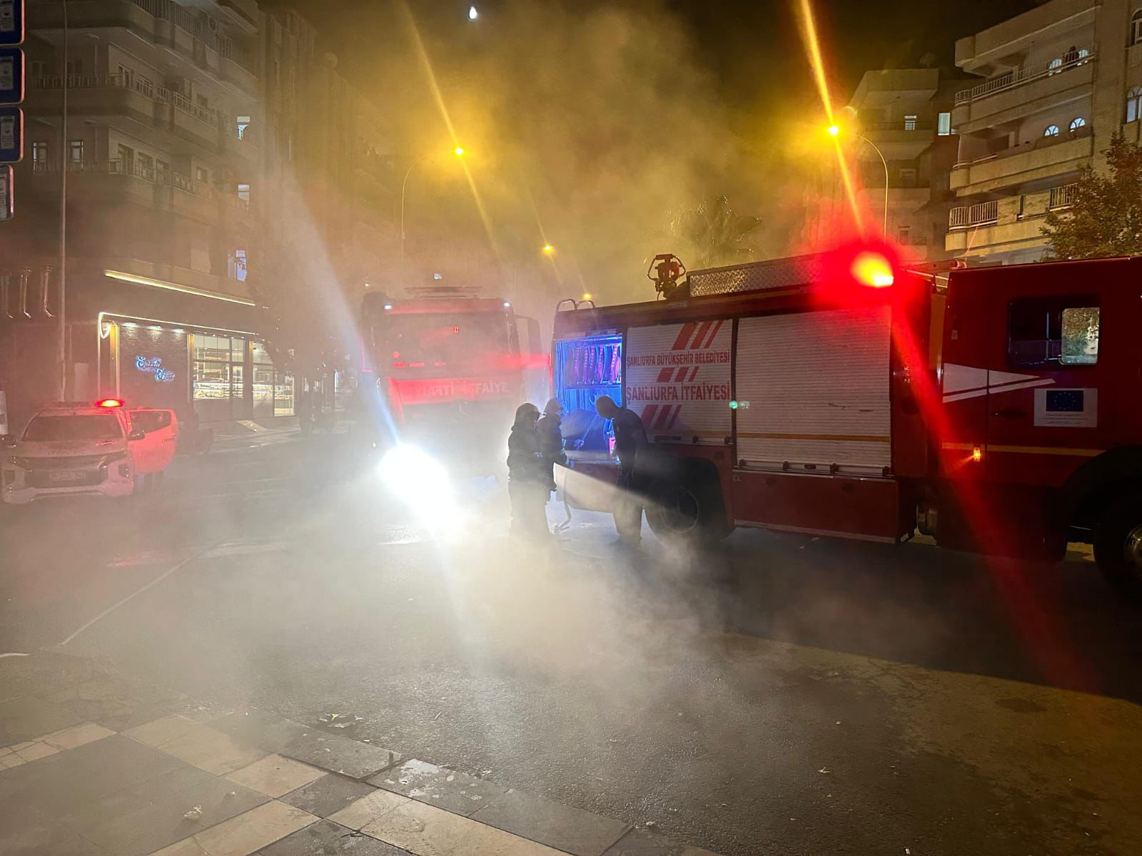 Şanlıurfa’da iş yerinde korkutan yangın