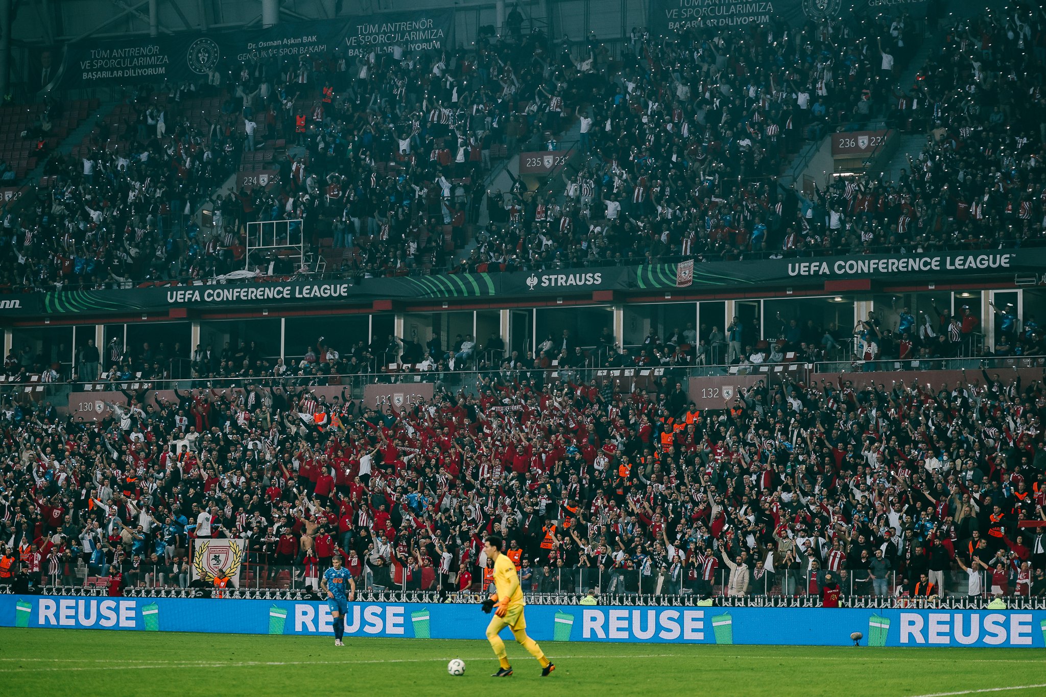 Samsunspor, Konferans Ligi’nde Doludizgin: Dinamo Kiev’i 3 golle devirdi!
