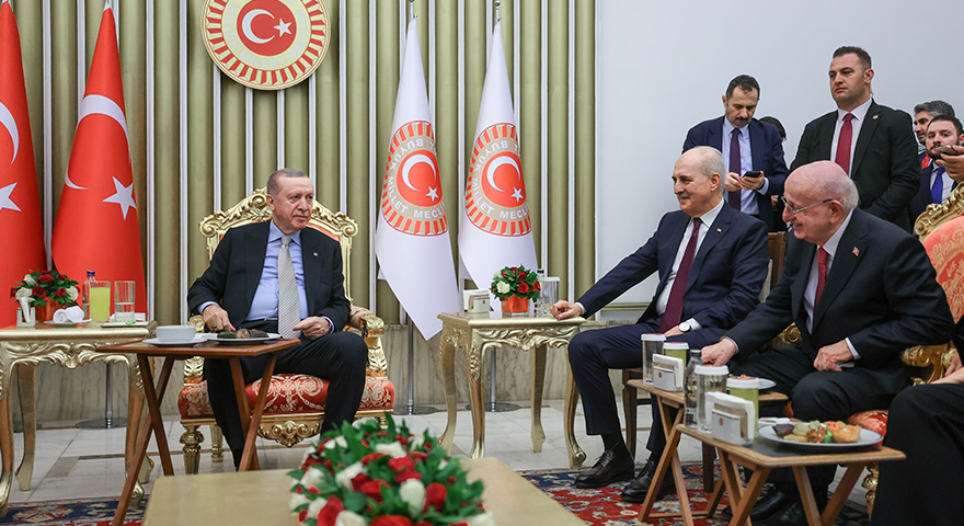 Siyasetin Zirvesi Meclis’in Yeni Yasama yılı resepsiyonunda buluştu