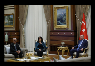 Cumhurbaşkanı Erdoğan, DEM Parti heyetini kabul etti