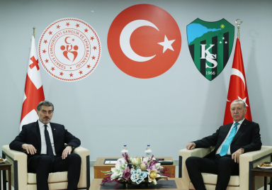 Cumhurbaşkanı Erdoğan, Gürcistan Cumhurbaşkanı Kavelaşvili ile görüştü