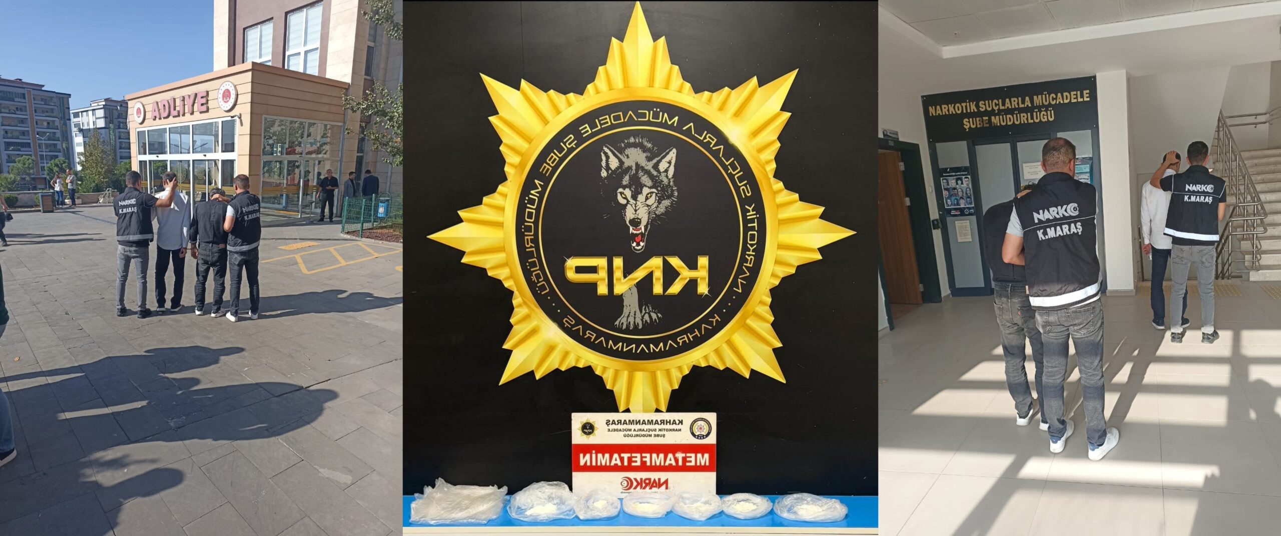 Kahramanmaraş’ta narkotik operasyonu: Yaklaşık 300 gram metamfetamin ele geçirildi, 2 tutuklama